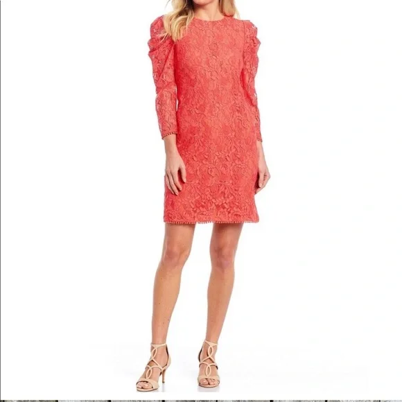 chinese dress ladies Amazon.com: Vince Camuto, Women's, Lace Shift Dress, Coral, 6 : Clothing,  Shoes & Jewelry main image 1